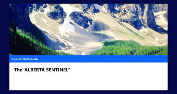 Group | The”ALBERTA SENTINEL” by Mark Cassidy